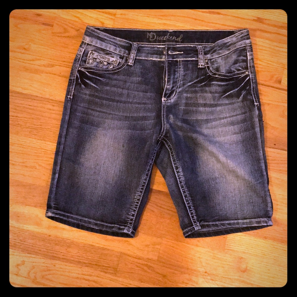 New Directions Bermuda Jean Shorts.
